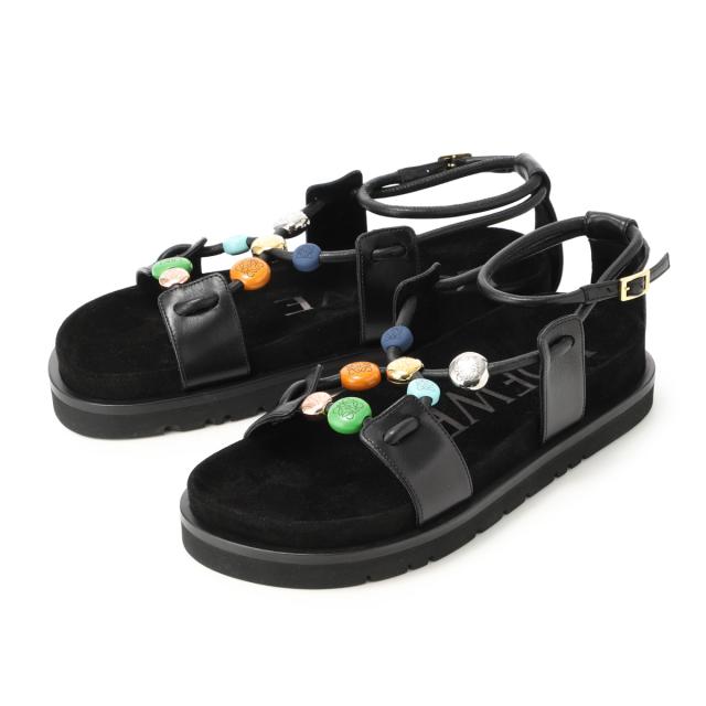 ロエベ LOEWE サンダル レディース LOEWE PAULAS IBIZA パウラズ イビザ ペブル ビーズ フスベット サンダル