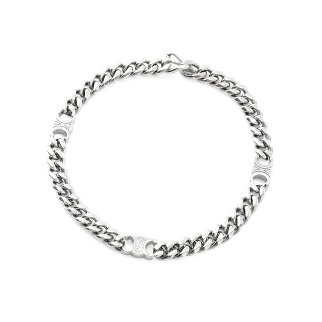 セリーヌ CELINE ブレスレット メンズ SMALL GOURMETTE BRACELET トリオンフ スモール グルメット ブレスレット