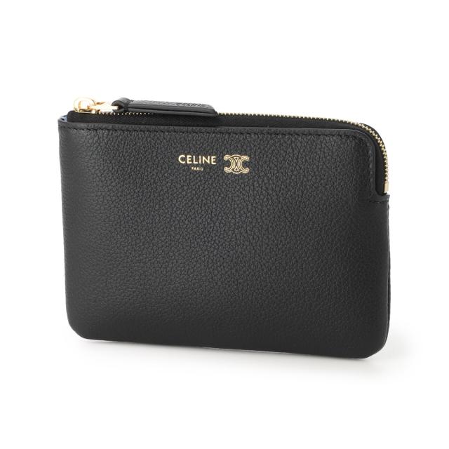 セリーヌ CELINE コインケース キーリング付きコインケース COIN PURSE TRIOMPHE STAMP コインパース トリオンフ スタンプ