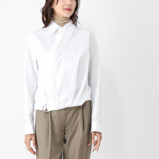ロエベ LOEWE 長袖シャツ クロップドシャツ カジュアルシャツ 