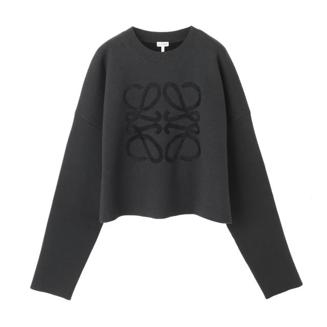 ロエベ LOEWE クルーネック ニット レディース ANAGRAM SWEATER 95,700円