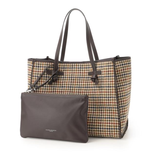 ジャンニ キアリーニ GIANNI CHIARINI トートバッグ レディース MARCELLA MANNISH マルチェラ ポーチ付き