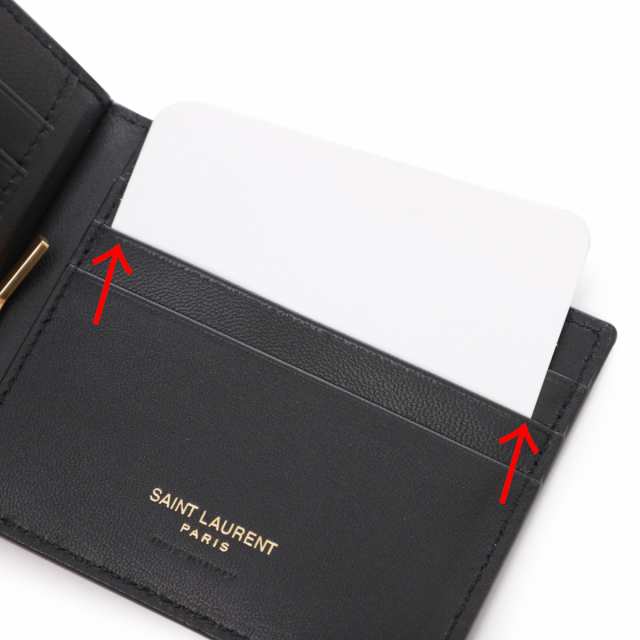 [あす着] サンローラン SAINT LAURENT マネークリップ メンズ TINY MONOGRAM BILL CLIP WALLET｜au  PAY マーケット