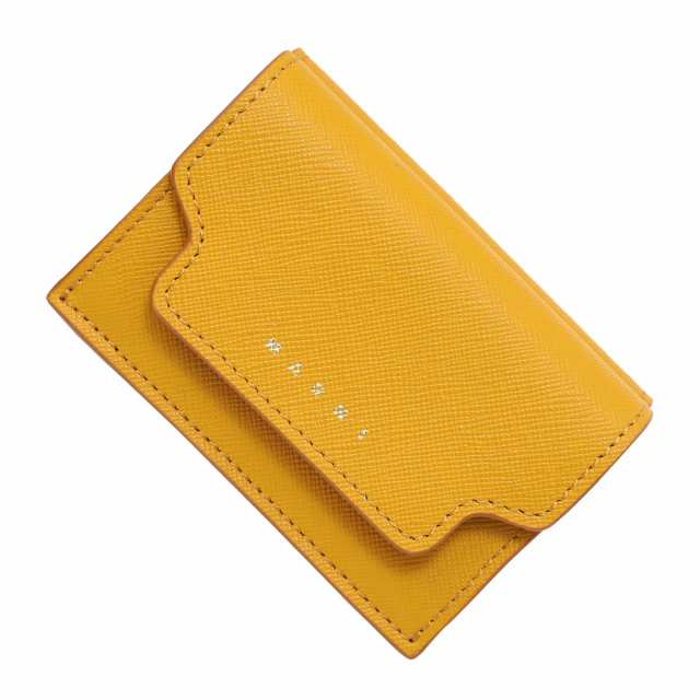 [あす着] マルニ MARNI 3つ折り財布 小銭入れ付き コンパクトウォレット レディース TRIFOLD WALLETの通販は
