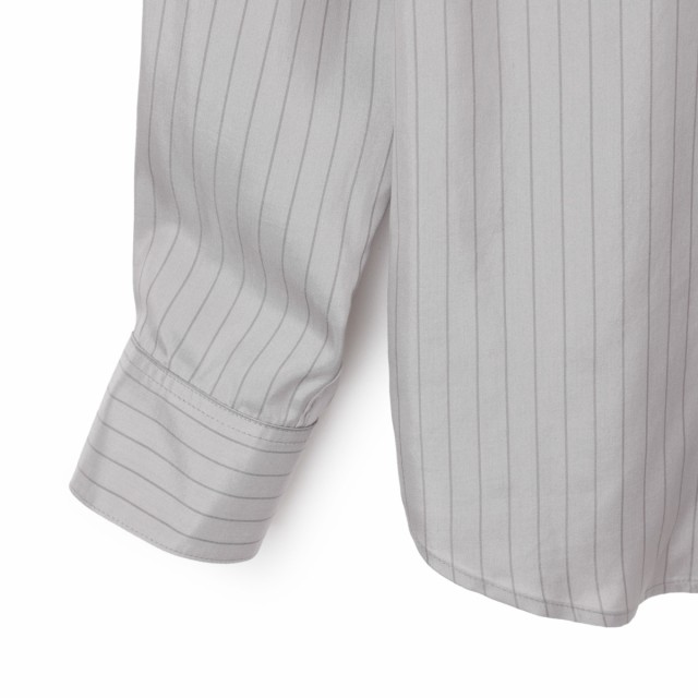 [あす着] セリーヌ CELINE 長袖レギュラーカラーシャツ 総柄シャツ メンズ LOOSE SHIRT IN STRIPED SILKの通販は