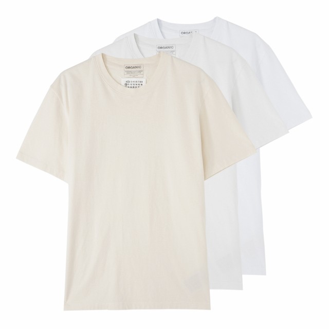 [あす着] メゾンマルジェラ Maison Margiela クルーネック Tシャツ 3枚セット メンズ