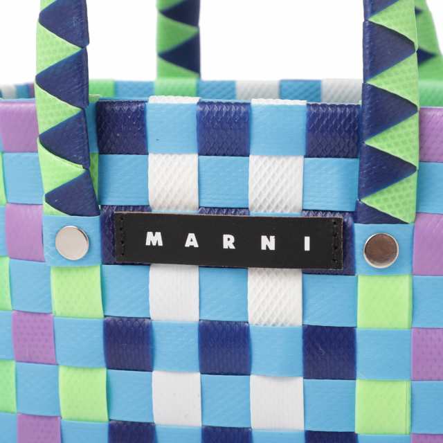 [あす着] マルニ MARNI バスケットバッグ ハンドバッグ MICRO BASKET BAG