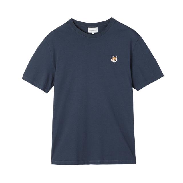 [あす着] メゾンキツネ MAISON KITSUNE クルーネックTシャツ メンズ FOX HEAD PATCH REGULAR TEE SHIRTの通販は 8,732円