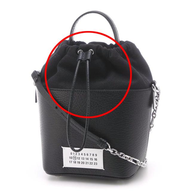 美品】メゾンマルジェラ 5AC DAILY 2way トートバッグ レザー 黒 美品