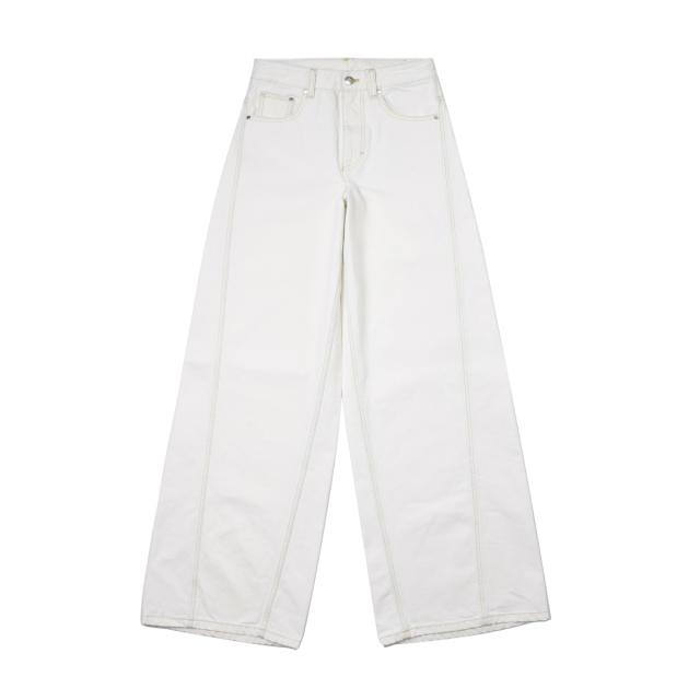 モンクレール MONCLER ジップフライジーンズ ワイドパンツ レディース MONCLER GENIUS 2 MONCLER×ALICIA KEYS