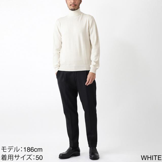 グランサッソ Gran Sasso タートルネックニット ハイネック メンズ