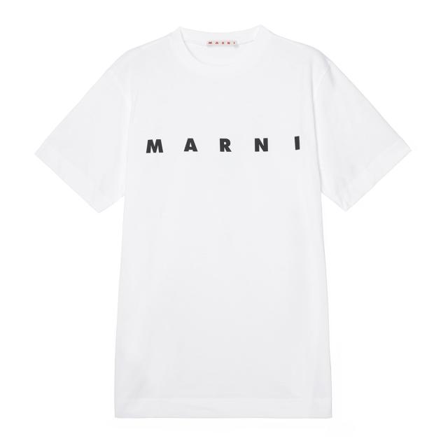 マルニ MARNI クルーネックTシャツ KIDS キッズ ガールズ レディース ロゴプリント Ｔシャツ 6,276円