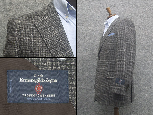秋冬物ジャケット [Ermenegildo Zegna]ゼニア生地 TROFEO-cashmere使用