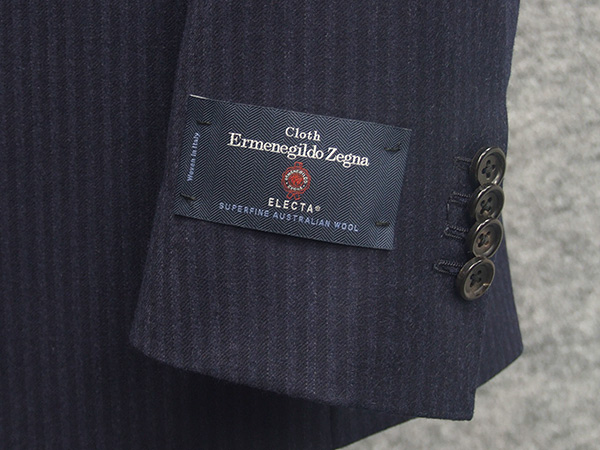 秋冬物 [Ermenegildo Zegna]ゼニア生地 ELECTA使用 スタイリッシュ2釦