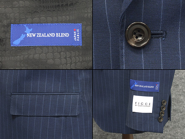 春夏物 段返り3釦 [FICCE]BY DON KONISHI フィッチェ スタイリッシュ