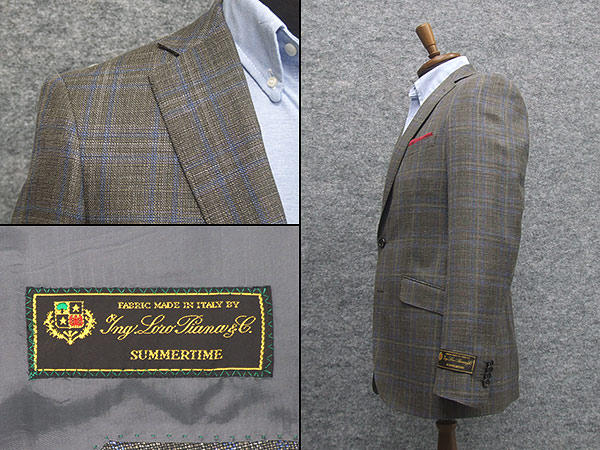 春夏物 [ロロピアーナ] SUMMERTIME スタイリッシュジャケット [A体][AB