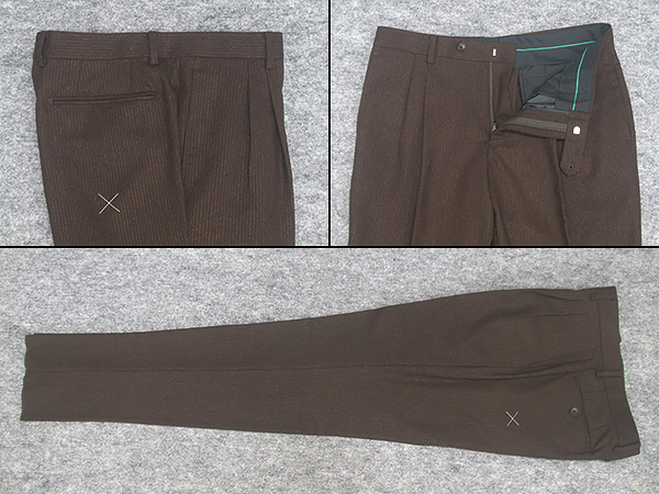 MARZOTTO]クラシコテーパードスーツ 2タックパンツ スタイリッシュ段