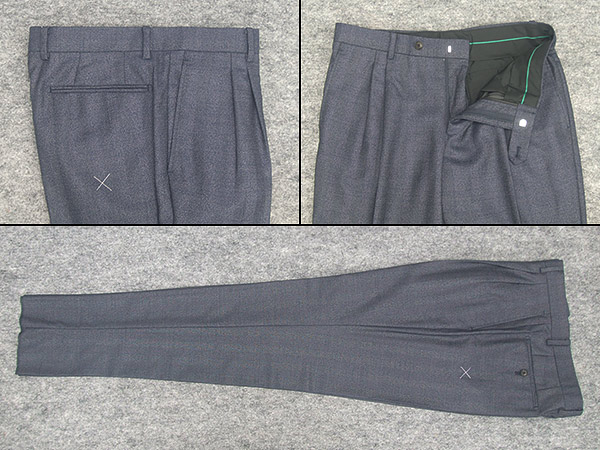 MARZOTTO]クラシコテーパードスーツ 2タックパンツ スタイリッシュ段