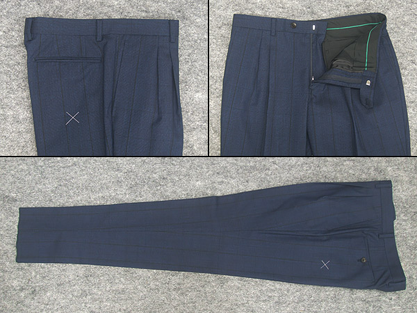 MARZOTTO]クラシコテーパードスーツ 2タックパンツ スタイリッシュ段