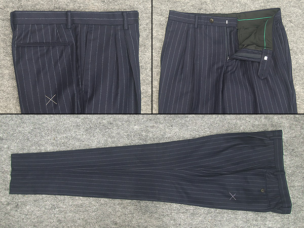 MARZOTTO]クラシコテーパードスーツ 2タックパンツ スタイリッシュ段