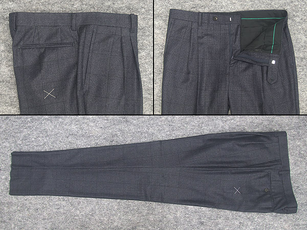 MARZOTTO]クラシコテーパードスーツ 2タックパンツ スタイリッシュ段