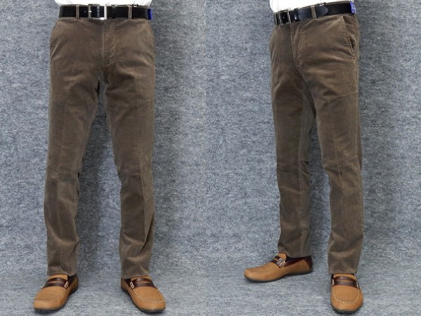 秋冬 コール天 コーデュロイ生地 裏起毛 細スリムノータックパンツ 薄茶 のびのび生地 ウエスト 家庭洗濯可能 Os1798 2の通販はau Pay マーケット 背広屋石k