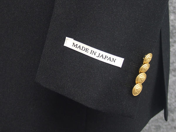 秋冬物ジャケット REDA生地使用 スタイリッシュ2釦 深緑/バーズアイ