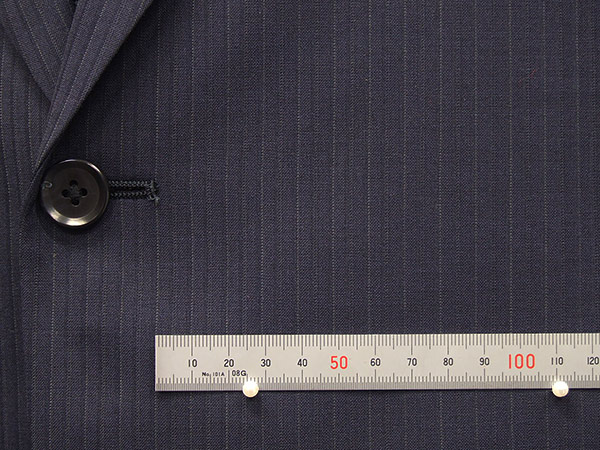 春夏物 ビッグサイズ 2パンツ ベーシック2釦シングルスーツ 紺系