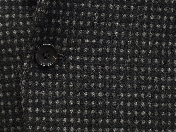 ◎アダルトジャケット☆厳選素材☆秋冬物 ツイード 黒系/格子