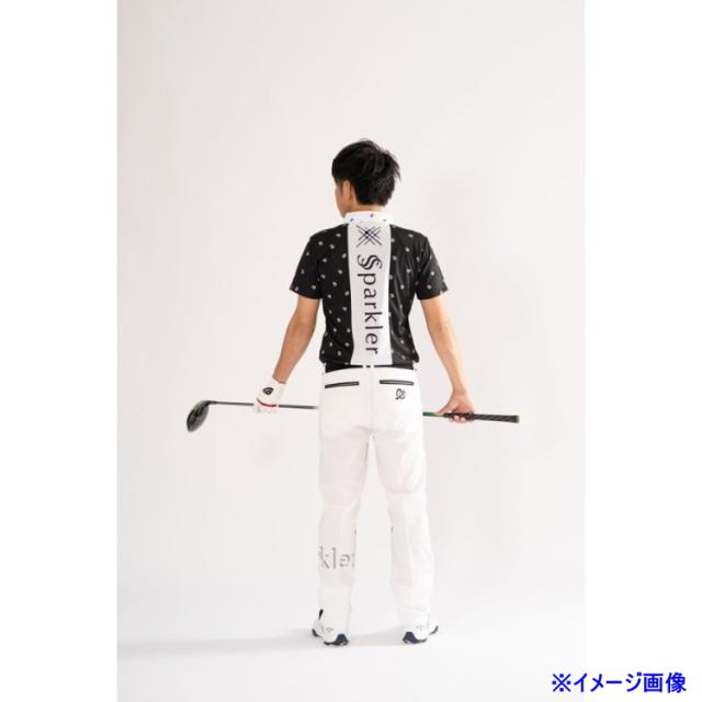 SSparkler（スパークラー） ゴルフパンツ メンズ◆ブラック＆ホワイト◆前後切替　ゴルフウェア　送料無料　SPK-02BW_3