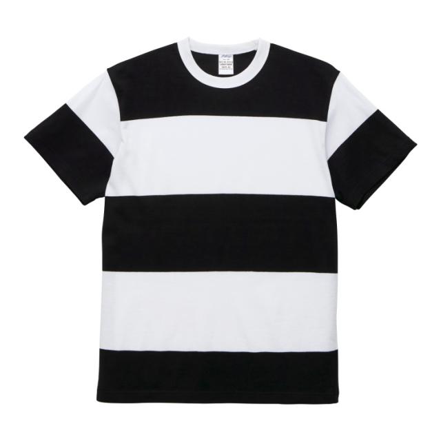 United Athle ジャケット向けインナーシャツ 半袖 黒 白 ボーダー 丸首ｔシャツ 綿100 Ua5625 03bkの通販はau Pay マーケット 背広屋石k