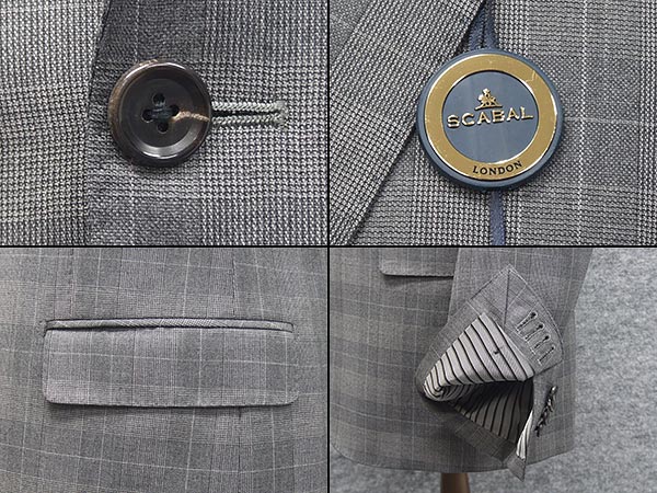 秋冬物 [Scabal] スキャバル Super110sオーダー生地使用