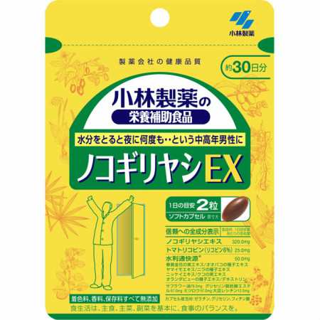 【送料無料】 小林製薬の栄養補助食品ノコギリヤシＥＸ 29.1g（485mg×60粒） 【9個セット】【メール便】【お取り寄せ】(4987072050262-9