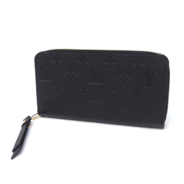 【新品】ﾙｲ･ｳﾞｨﾄﾝ 長財布 ｼﾞｯﾋﾟｰｳｫﾚｯﾄ ﾗｳﾝﾄﾞﾌｧｽﾅｰ ｱﾝﾌﾟﾗﾝﾄ M61864 ﾉﾜｰﾙ(黒)(37443)(37443)