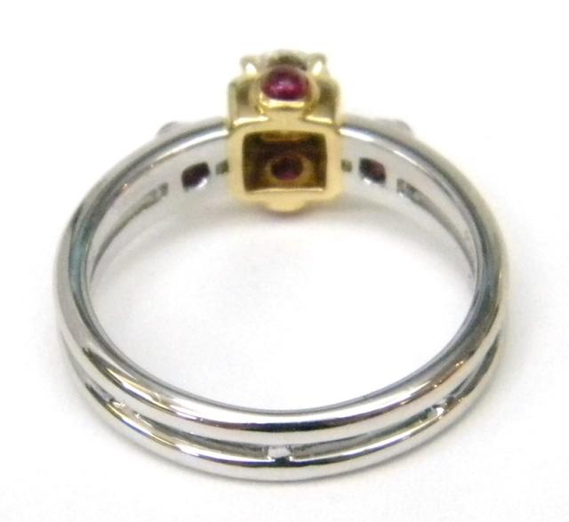 ｸﾘｽﾁｬﾝ･ﾃﾞｨｵｰﾙ 指輪 ﾀﾞｲﾔﾓﾝﾄﾞﾘﾝｸﾞ 0.225ct D・VVS2・EX /Pt950、750YG 【中古】(42018)