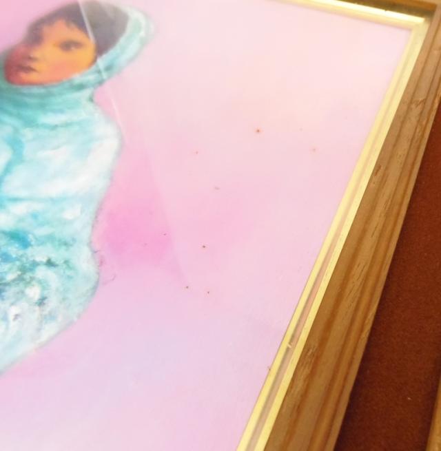 絵画 羊飼いの少女 塚田重明 【中古】(52830)_3