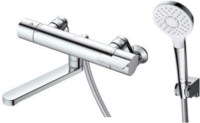 【数量限定セール】TOTO 浴室水栓 壁付サーモスタット混合水栓 TBV03403J（コンフォートウエーブ1モード、めっき）