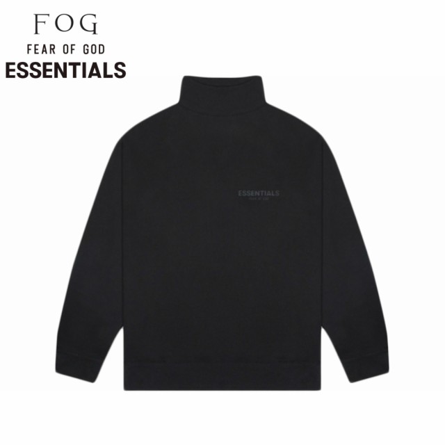 フィアオブゴッド エッセンシャルズ FOG Fear Of God FW20 Essentials Mockneck Sweatshirt Black ブラック スウェット モックネック ト