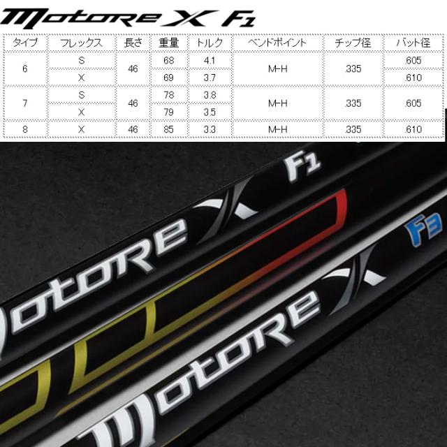 タイトリストDR用スリーブ付シャフト USフジクラ モトーレX F1 Fujikura Motore X F1