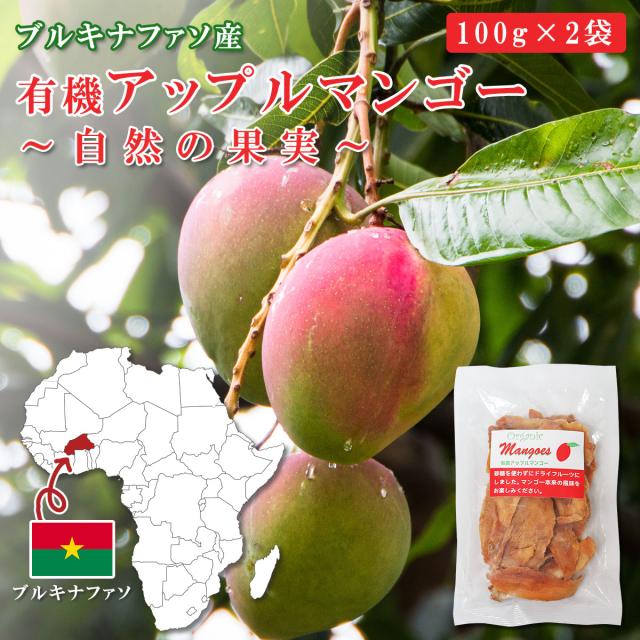 送料無料 ドライフルーツ 砂糖不使用 無添加 ドライフルーツ マンゴー ドライ 有機 アップルマンゴー 100g X 2袋の通販はau Pay マーケット おつまみ問屋