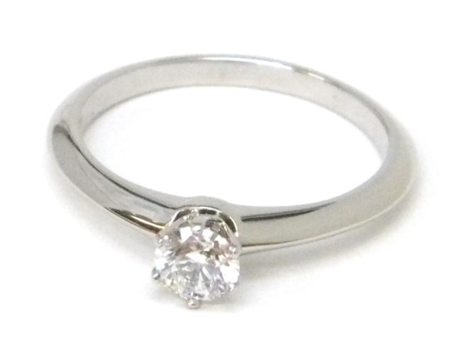 ダイヤ指輪　立爪　ダイヤリング　PT900 鑑定書　0.24ct Gカラー　VVS1 Good 14号 4.6g  造幣局プラチナPt900○0.24Ct立爪ダイヤモンドリング指輪12.5号！MJ-