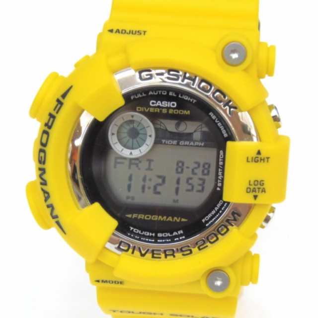 ｶｼｵ 腕時計 G-SHOCK ﾌﾛｯｸﾞﾏﾝ GF-8250-9JF ｲｴﾛｰ 【中古】(53097)の通販