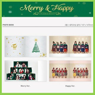 TWICE The 1st Album Repackage 2種セット(Merry+Happy
