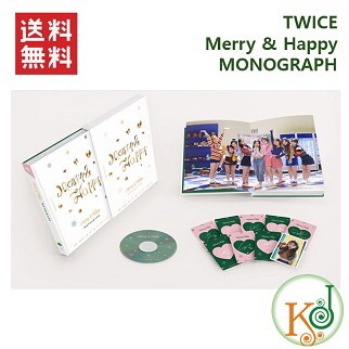 おまけ付き Twice Merry Happy Monograph コード 3 限定版 おまけ 生写真 トレカ 1 の通販はau Pay マーケット 韓love