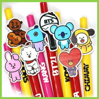 Bts Bt21 文具 セット キャラクターボールペン 消しゴム セット 防弾少年団 おまけ 生写真 トレカ 2 の通販はau Pay マーケット 韓love