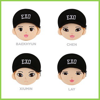 EXO 公式グッズ キャラクターポーチ 公式 グッズ CHARACTER POUCH 2019 エクソ exo  /おまけ：生写真?(7070190212-1)(7070190212-1) *｜au PAY マーケット