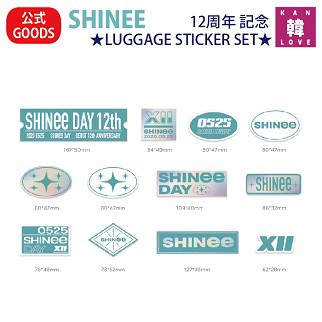 おまけ付き Shinee 12周年 記念 公式グッズ ラゲージステッカーセット シャイニーluggage Sticker Set おまけ 生写真 トレカ 097の通販はau Pay マーケット 韓love