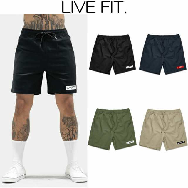 リブフィット LIVE FIT Lifestyle Shorts ショートパンツ ハーフパンツ ショーツ 短パン メンズ 筋トレ ジム ウエア  スポーツウェア 正規｜au PAY マーケット