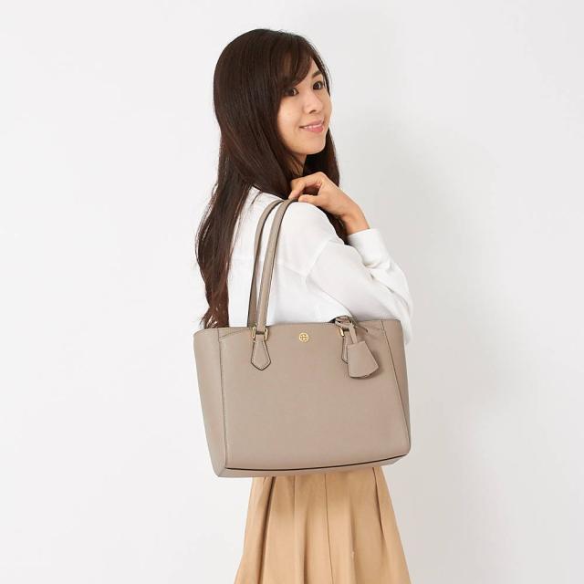 トリーバーチ Tory Burch トートバッグ ロビンソンスモールトート Robinson Small Tote グレー系 0 Gray Heron の通販はau Pay マーケット X Sell エクセルブランドショップ Au Pay マーケット店