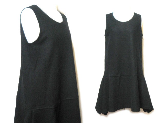 pour deux 変形フレアワンピース (black flare one-piece) プルドゥ 047323【中古】｜au PAY マーケット